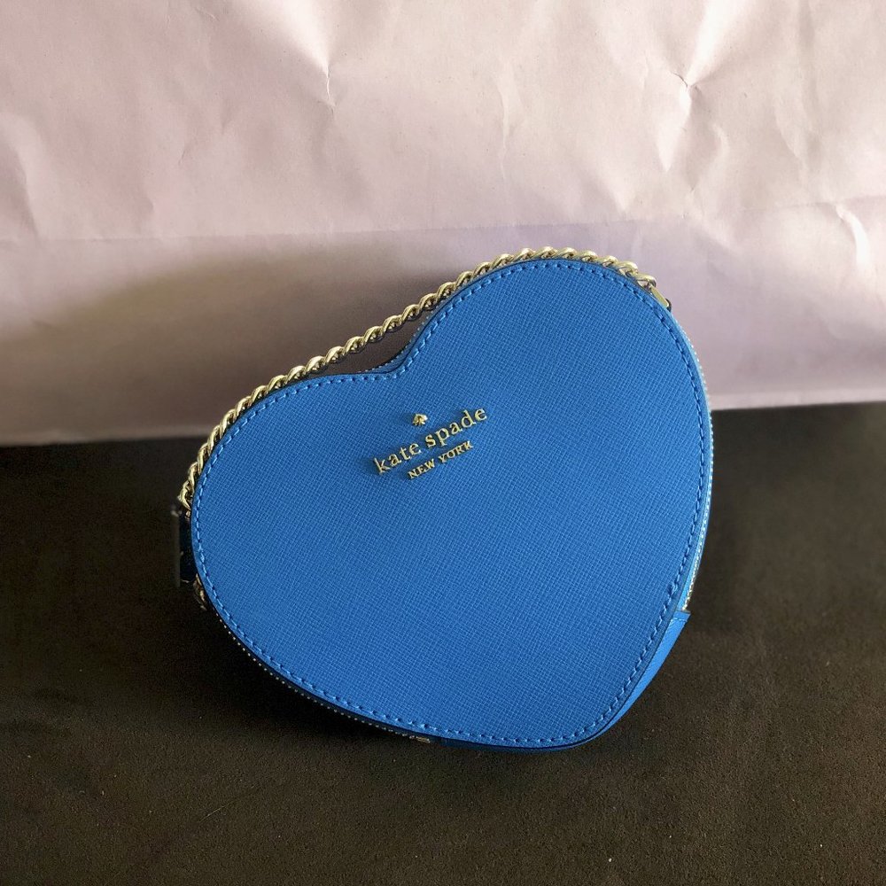 Kate Spade New York Love Shack Mini Heart Crossbody Bag Summer Night